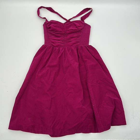 HD in Paris dress size 6 Corduroy Magenta Pink - Picture 1 of 7